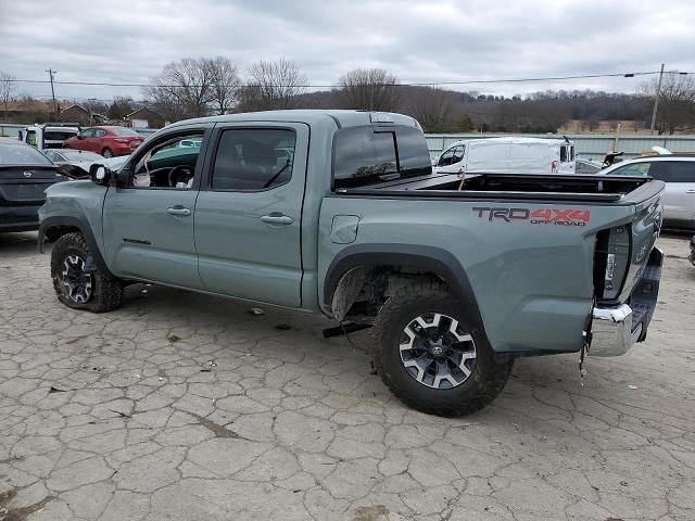 3TMCZ5AN1PM616033 - 2023 TOYOTA TACOMA DOUBLE CAB GRAY photo 2