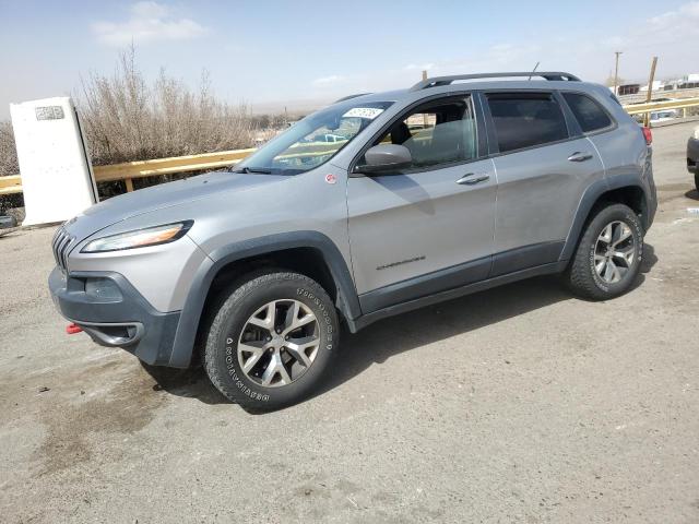 1C4PJMBS3FW787033 - 2015 JEEP CHEROKEE TRAILHAWK SILVER photo 1