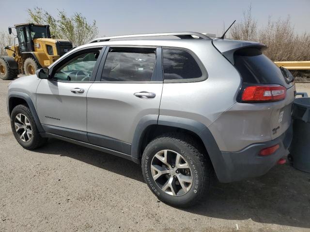 1C4PJMBS3FW787033 - 2015 JEEP CHEROKEE TRAILHAWK SILVER photo 2