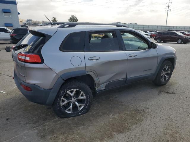 1C4PJMBS3FW787033 - 2015 JEEP CHEROKEE TRAILHAWK SILVER photo 3
