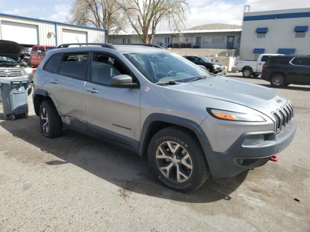 1C4PJMBS3FW787033 - 2015 JEEP CHEROKEE TRAILHAWK SILVER photo 4