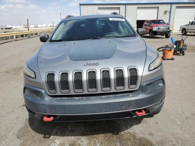 1C4PJMBS3FW787033 - 2015 JEEP CHEROKEE TRAILHAWK SILVER photo 5