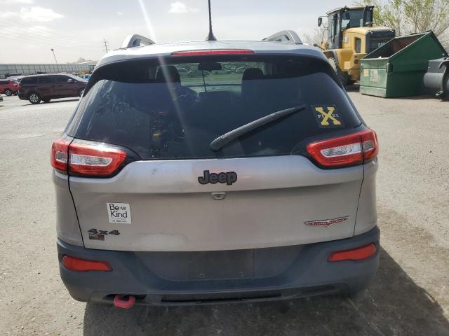 1C4PJMBS3FW787033 - 2015 JEEP CHEROKEE TRAILHAWK SILVER photo 6