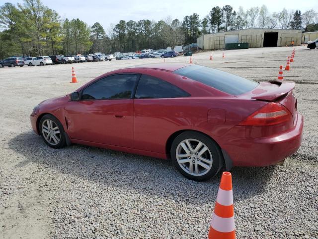 1HGCM81653A031960 - 2003 HONDA ACCORD EX RED photo 2