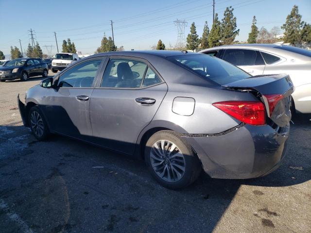 5YFBURHEXJP767329 - 2018 TOYOTA COROLLA L GRAY photo 2