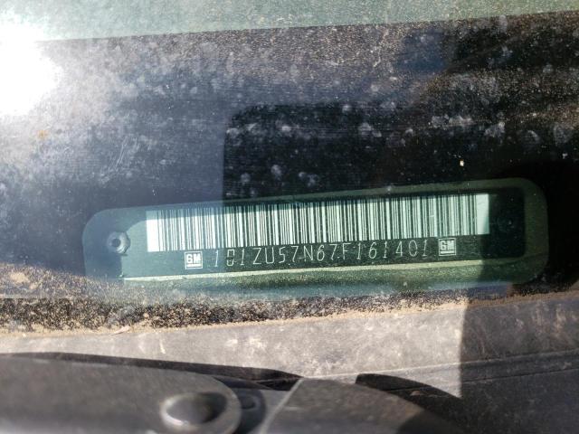 1G1ZU57N67F161401 - 2007 CHEVROLET MALIBU LTZ ოქროსფერი ფოტო 12