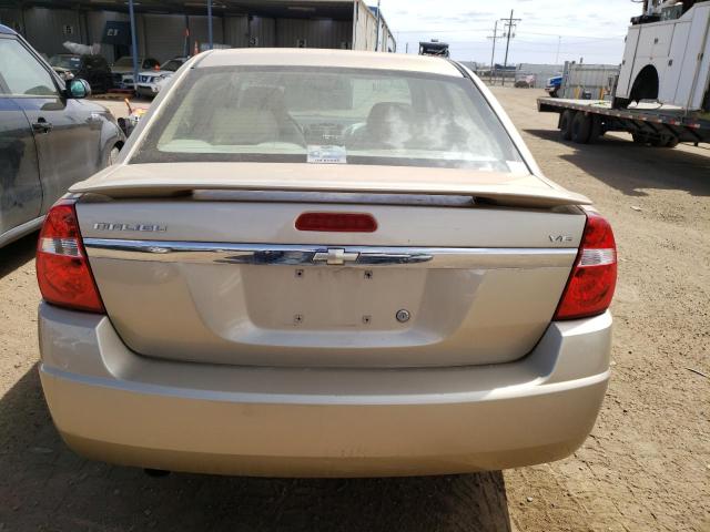 1G1ZU57N67F161401 - 2007 CHEVROLET MALIBU LTZ ოქროსფერი ფოტო 6