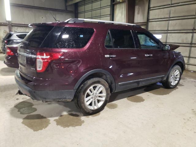 1FMHK8D83BGA14105 - 2011 FORD EXPLORER XLT BURGUNDY photo 3