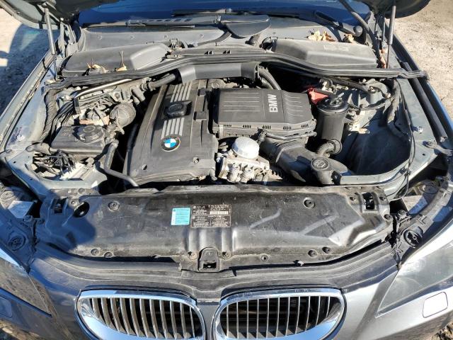 WBANV93508CZ64513 - 2008 BMW 535 XI GRAY photo 11