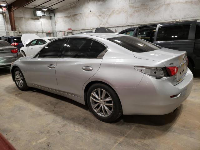 JN1EV7AR8GM341231 - 2016 INFINITI Q50 PREMIUM SILVER photo 2