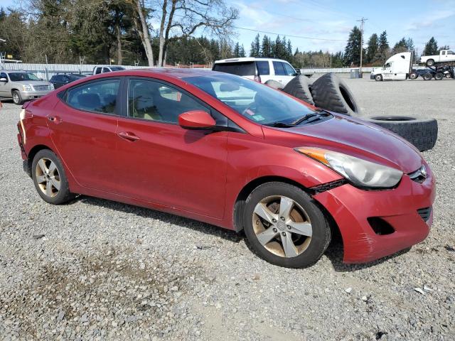 KMHDH4AEXBU098859 - 2011 HYUNDAI ELANTRA GLS RED photo 4