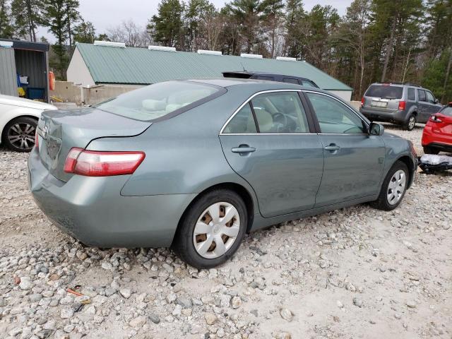 4T1BE46K47U565621 - 2007 TOYOTA CAMRY CE GREEN photo 3