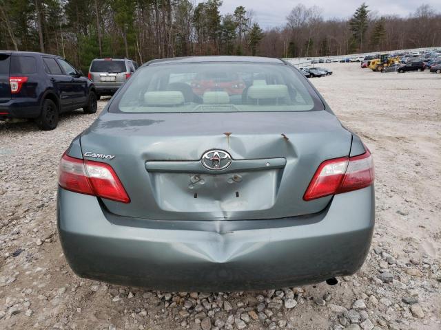 4T1BE46K47U565621 - 2007 TOYOTA CAMRY CE GREEN photo 6