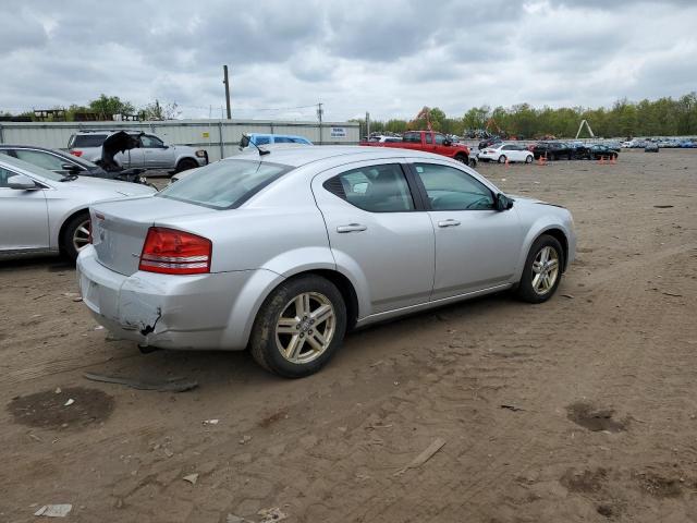 1B3LC56R18N302209 - 2008 DODGE AVENGER SXT SILVER photo 3