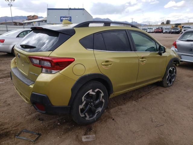 JF2GTHNC0PH211221 - 2023 SUBARU CROSSTREK LIMITED YELLOW photo 3