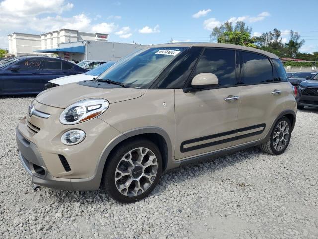 ZFBCFADH1EZ009443 - 2014 FIAT 500L TREKKING TAN photo 1