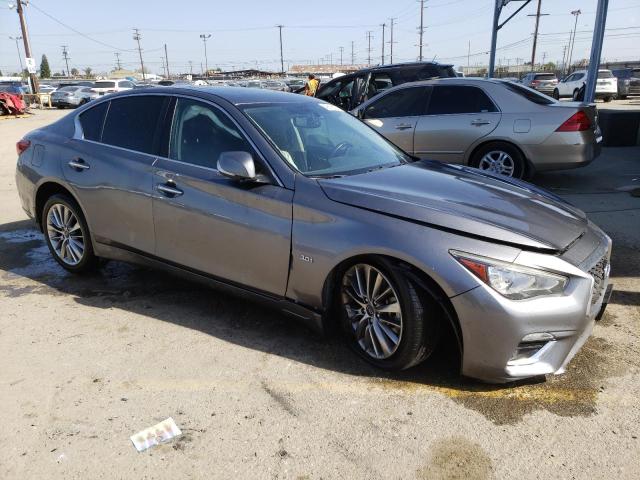 JN1EV7AP3JM364857 - 2018 INFINITI Q50 LUXE GRAY photo 4