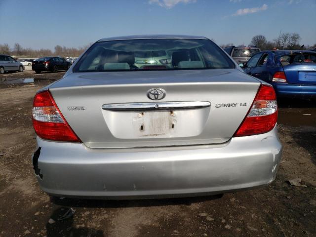 4T1BE32KX4U355360 - 2004 TOYOTA CAMRY LE SILVER photo 6