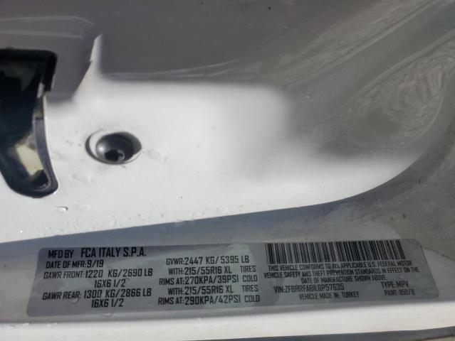 ZFBHRFAB1L6P57635 - 2020 RAM PROMASTER WHITE photo 13