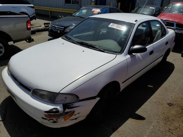 1Y1SK5268VZ437065 - 1997 GEO PRIZM BASE WHITE photo 1