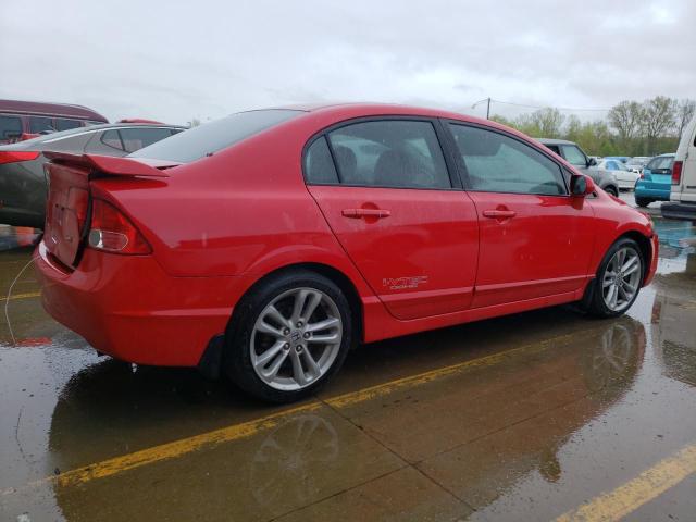 2HGFA55588H704366 - 2008 HONDA CIVIC SI RED photo 3