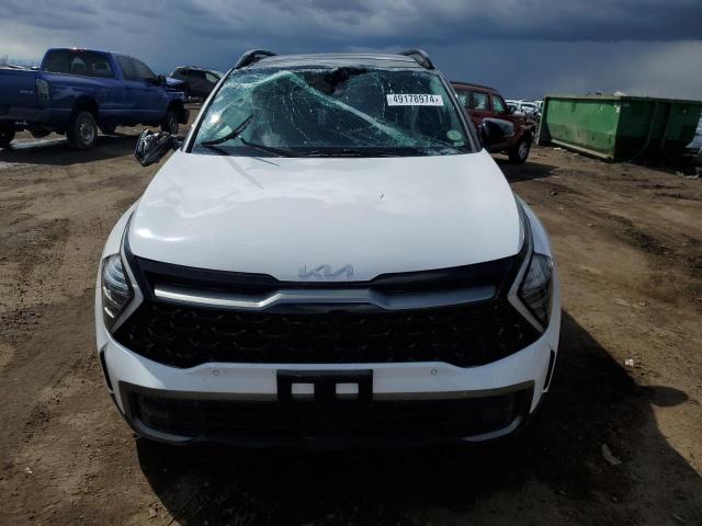 5XYK7CAF9PG071274 - 2023 KIA SPORTAGE X-PRO WHITE photo 5