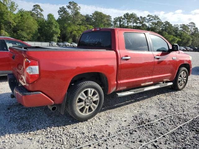5TFGY5F16EX154330 - 2014 TOYOTA TUNDRA CREWMAX PLATINUM 红色 照片 3