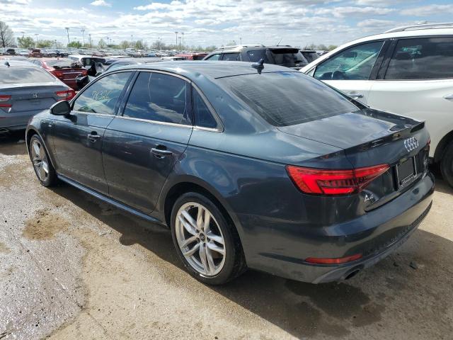 WAUDNAF43HN046887 - 2017 AUDI A4 PREMIUM GRAY photo 2