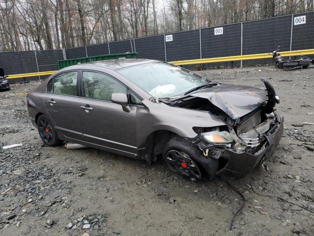 2HGFA16579H547373 - 2009 HONDA CIVIC LX GRAY photo 4