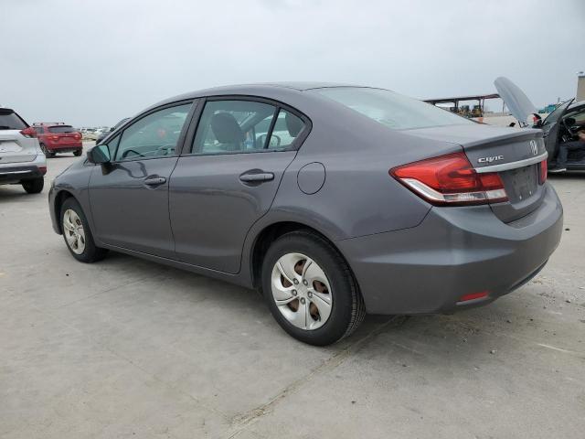 19XFB2F53EE231329 - 2014 HONDA CIVIC LX GRAY photo 2