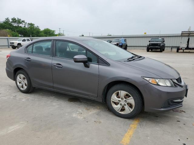 19XFB2F53EE231329 - 2014 HONDA CIVIC LX GRAY photo 4