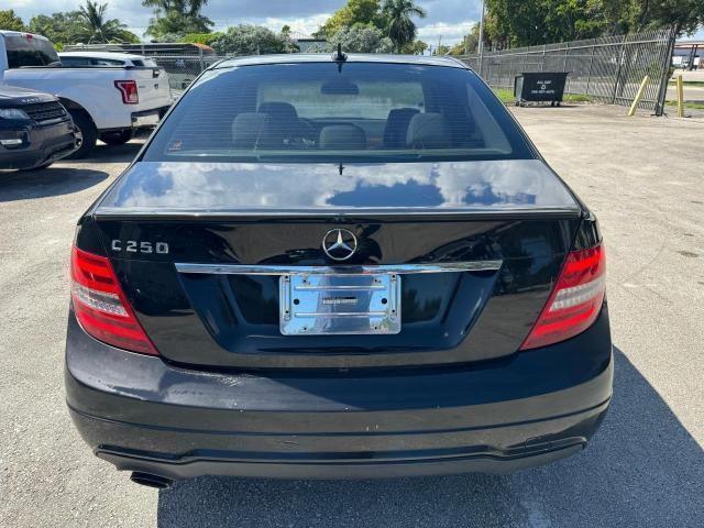 WDDGF4HB0CA644127 - 2012 MERCEDES-BENZ C 250 BLACK photo 6