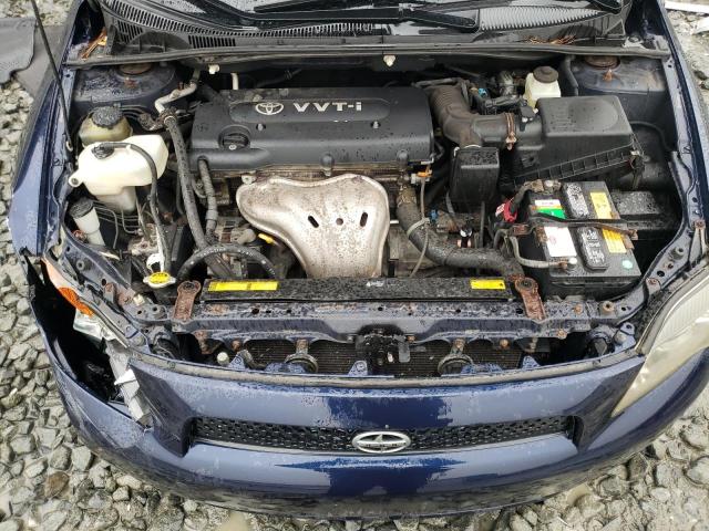 JTKDE167080240103 - 2008 TOYOTA SCION TC BLUE photo 11