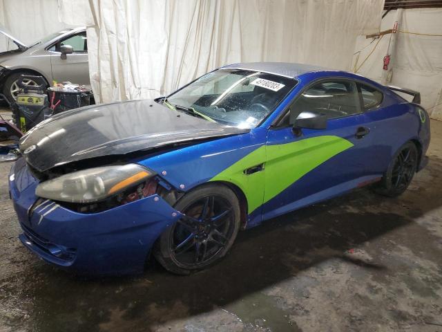 KMHHN66F17U252020 - 2007 HYUNDAI TIBURON GT BLUE photo 1