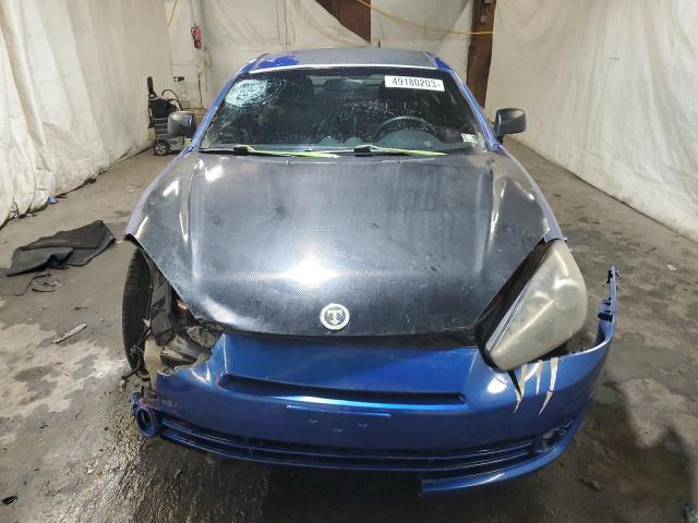 KMHHN66F17U252020 - 2007 HYUNDAI TIBURON GT BLUE photo 5