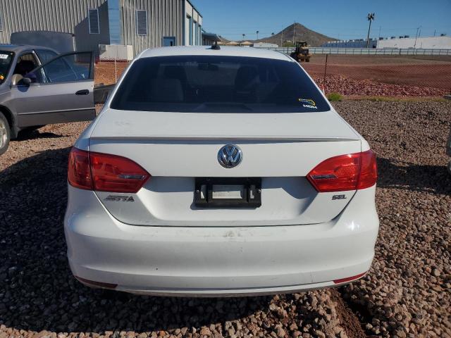 3VWL17AJ5EM434412 - 2014 VOLKSWAGEN JETTA SEL WHITE photo 6