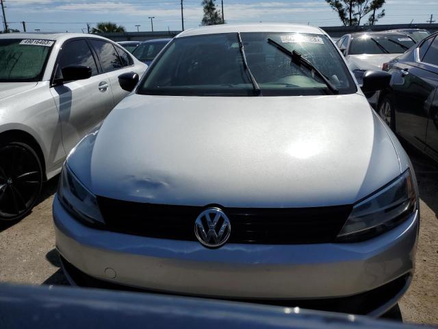 3VW2K7AJ2CM308479 - 2012 VOLKSWAGEN JETTA BASE 银色 照片 5