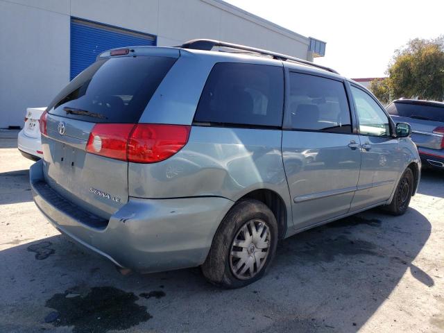 5TDZK23C98S189775 - 2008 TOYOTA SIENNA CE BLUE photo 3