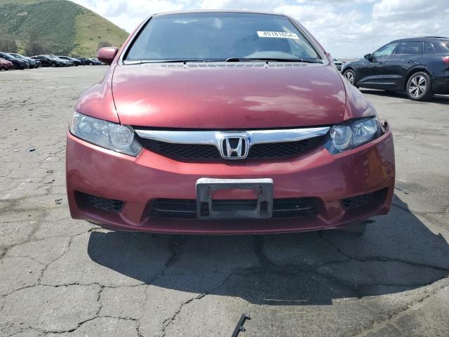 2HGFA1F56AH586766 - 2010 HONDA CIVIC LX RED photo 5