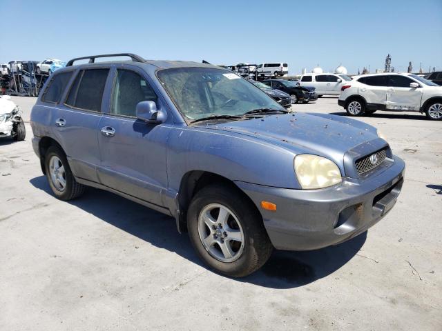 KM8SC73D92U282007 - 2002 HYUNDAI SANTA FE GLS BLUE photo 4