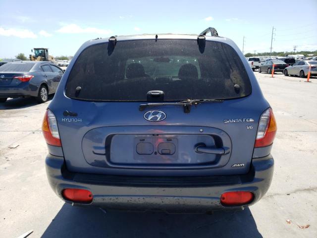 KM8SC73D92U282007 - 2002 HYUNDAI SANTA FE GLS BLUE photo 6