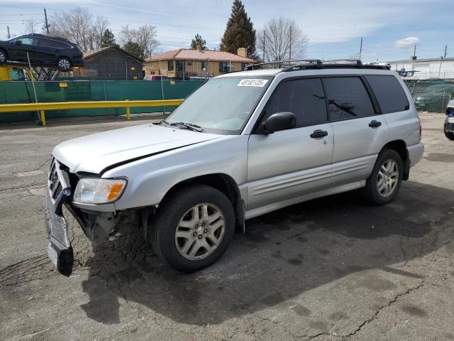 JF1SF65612H752985 - 2002 SUBARU FORESTER S SILVER photo 1
