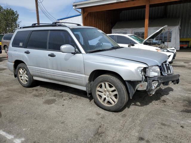JF1SF65612H752985 - 2002 SUBARU FORESTER S SILVER photo 4