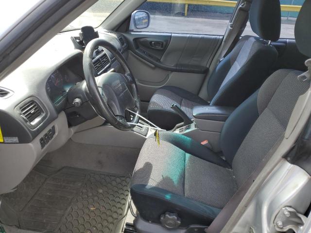 JF1SF65612H752985 - 2002 SUBARU FORESTER S SILVER photo 7