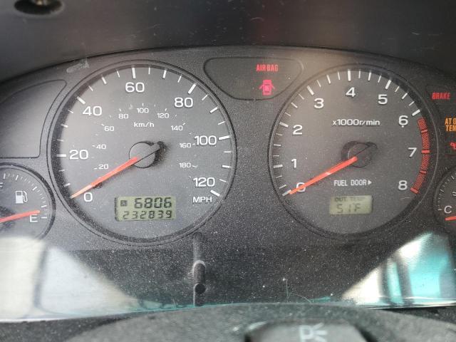 JF1SF65612H752985 - 2002 SUBARU FORESTER S SILVER photo 9