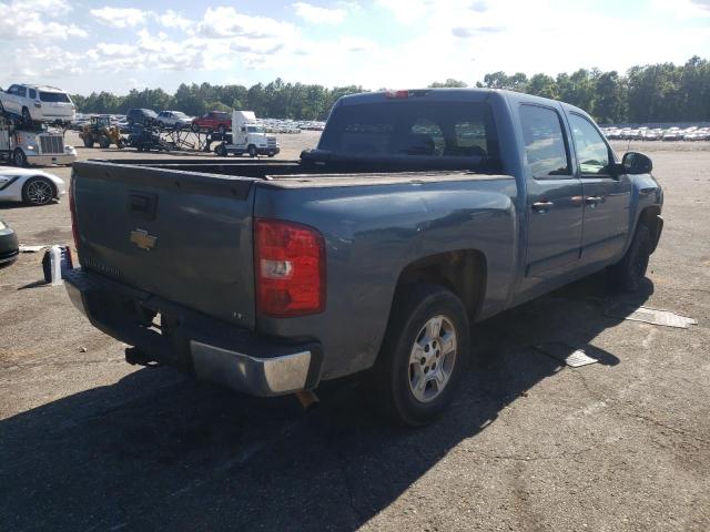 2GCEC13C271518523 - 2007 CHEVROLET SILVERADO C1500 CREW CAB BLUE photo 3