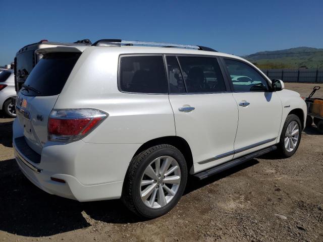 JTEDC3EH7B2001349 - 2011 TOYOTA HIGHLANDER HYBRID LIMITED WHITE photo 3