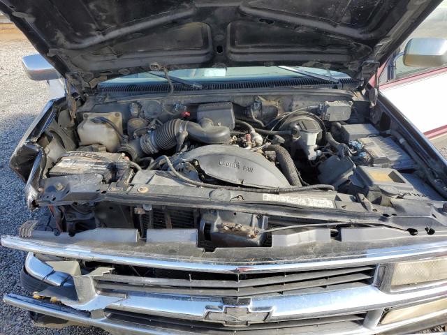 1GCEK14R7TZ148676 - 1996 CHEVROLET SILVERADO K1500 BLACK photo 11