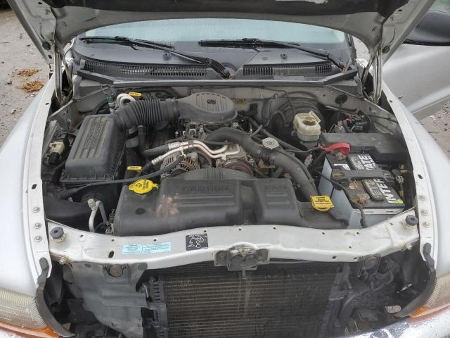 1B7GL22X71S163228 - 2001 DODGE DAKOTA GRAY photo 11