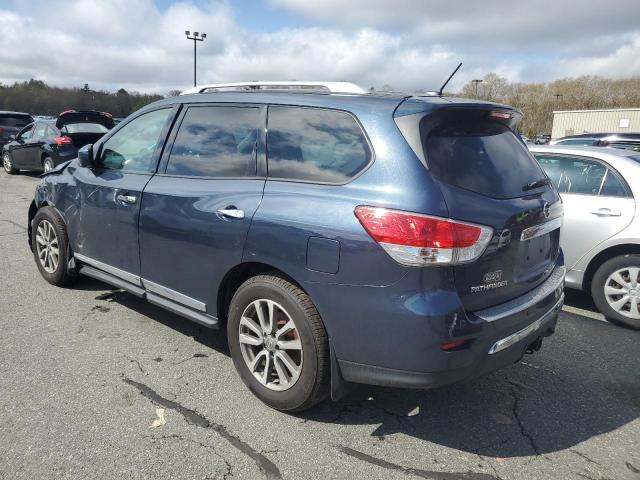 5N1AR2MM8GC618268 - 2016 NISSAN PATHFINDER S BLUE photo 2